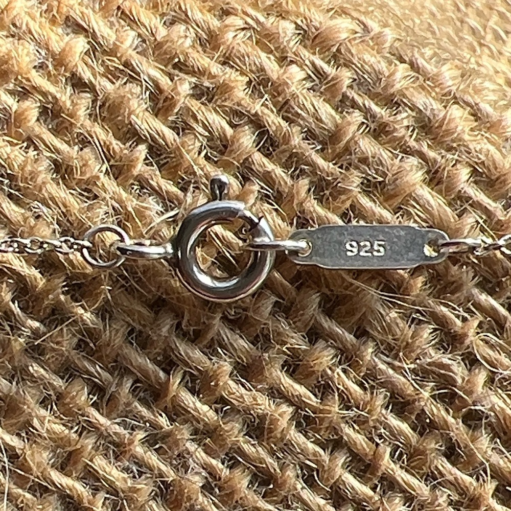Tiffany & Co. Sterling Silver Nike Women's Marathon I RUN TO BE Necklace 18" - Picture 7 of 8